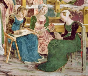 Needleworkers (detail)
